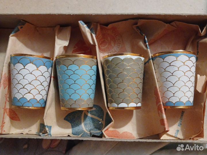 Рюмки мельхиор люм