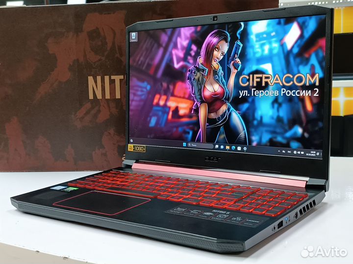 Игровой Acer Nitro 15.6''IPS Core i5 16GB rtx2060