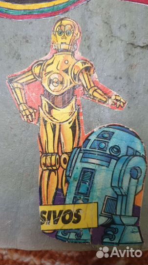 Вкладыш наклейка звёздные войны