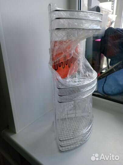 Полка для ванной угловая