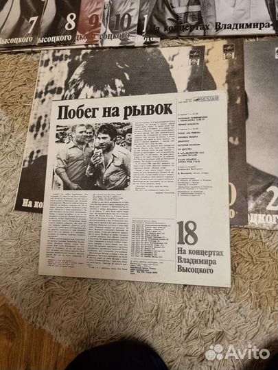 Виниловые пластинки В. Высоцкий