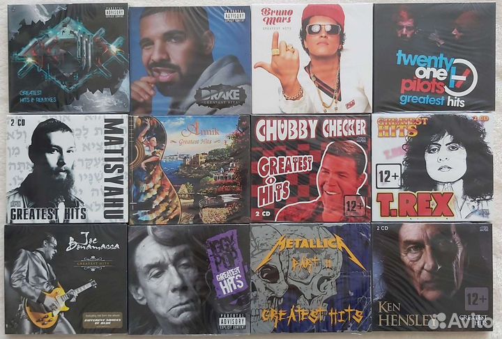 Музыкальные CD диски зарубежные исполнители