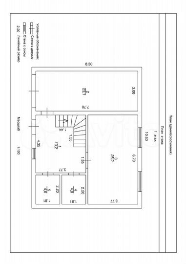 Коттедж 126 м² на участке 8 сот.