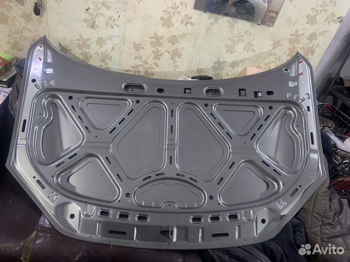 Капот LADA kalina 1 цвет 650 темно-серый металик