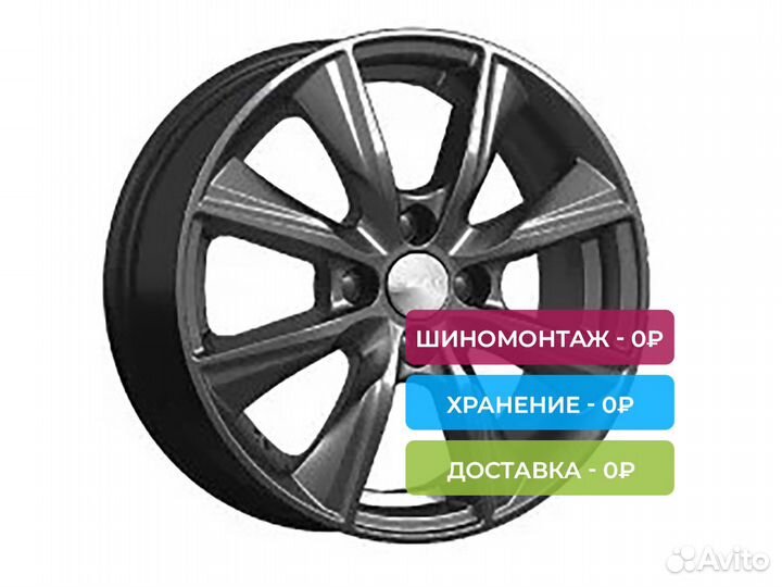 R15 4x98 6J ET35 D58,6 Скад Порту графит