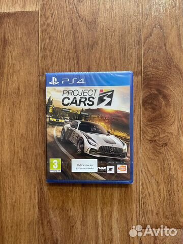 Project Cars 3 для Sony ps4. Диск новый в пленке