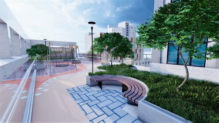 Апартаменты-студия, 40,9 м², 13/33 эт.