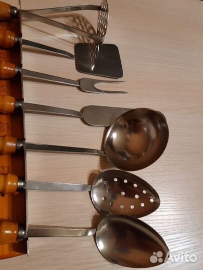 Кухонный набор новый СССР нержавейка дерево