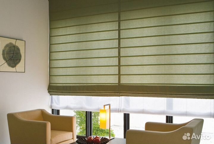 Римские шторы Rise. Прочные ткани