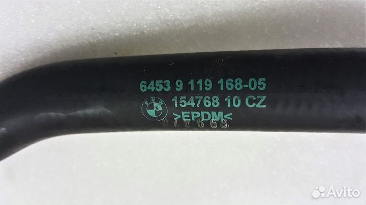 Патрубок системы охлаждения BMW 5 F10 64539119168