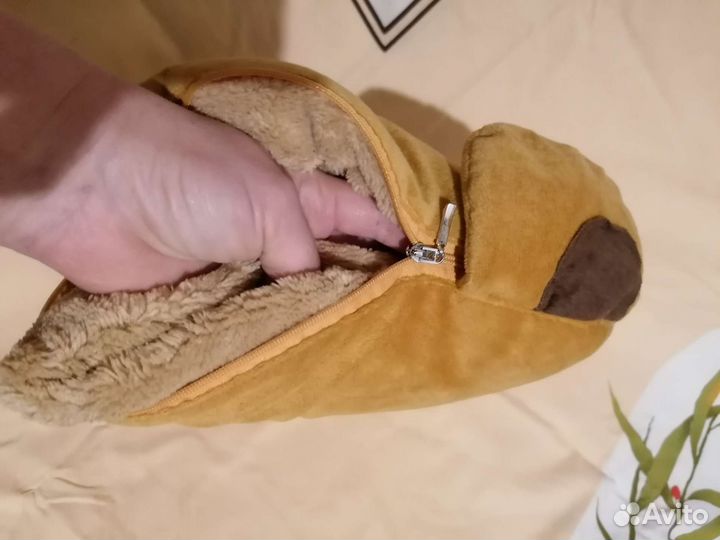 Подушка игрушка с пледом