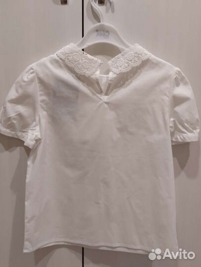 Блузка белая школьная