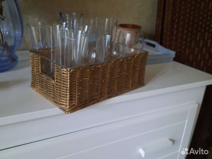 Корзина для белья, корзина плетёная