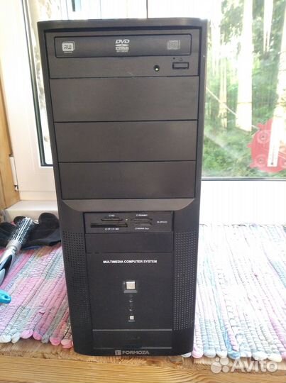 Корпус для пк + dvdrw+кардридер