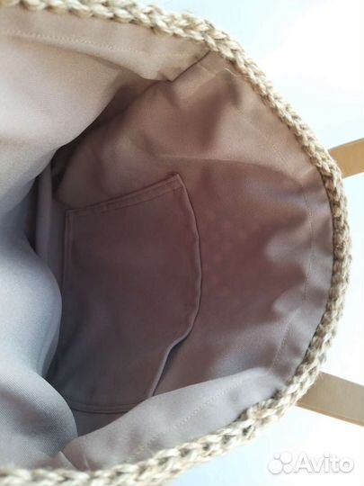 Шопер сумка джут