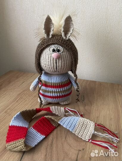 Мастер класс зайки (вязание)