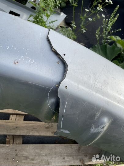 Задний бампер hyundai accent хэтчбек корея