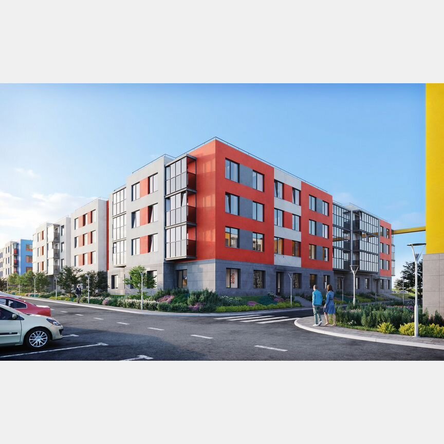 1-к. квартира, 51,6 м², 2/4 эт.
