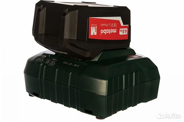 Аккумуляторы Metabo 2 шт. (4Ач; 18 В; Li-Ion) и зу