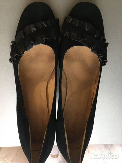Туфли женские замшевые