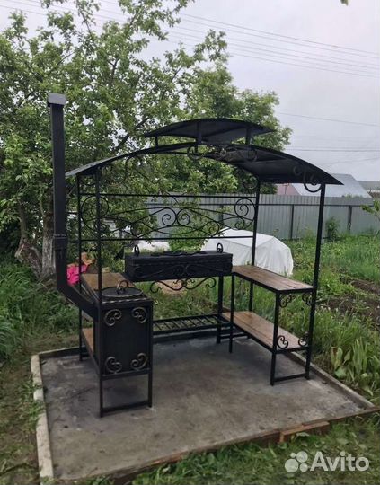 Мангальные зоны под крышей