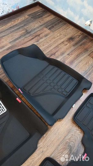 Коврики кожаные 3d