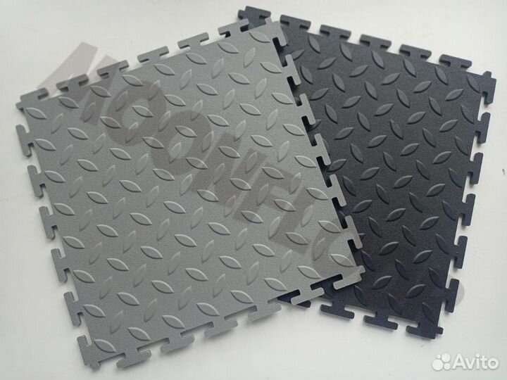 Модульная плитка пвх в гараж 25х147