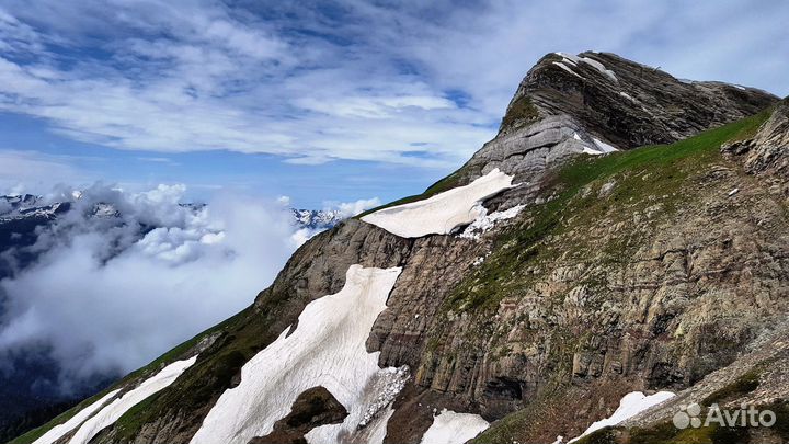 Гид Красная поляна по хребту Аибга 1/2 дня