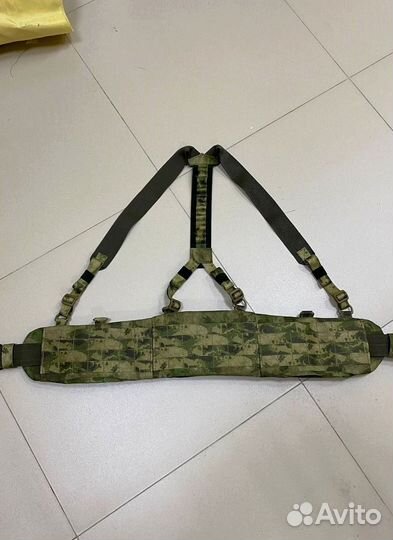Боевой пояс с баллистическим пакетом и лямками Бр1