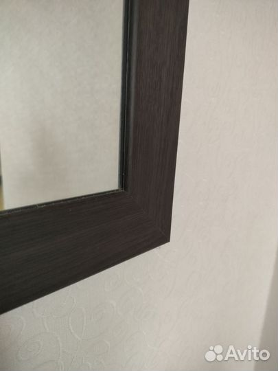 Зеркало 130х70 в раме цвет венге