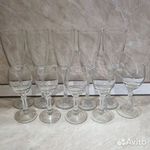 Бокалы рюмки набор, новый