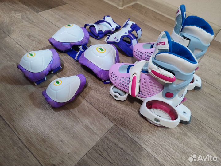 Детские ролики и защита