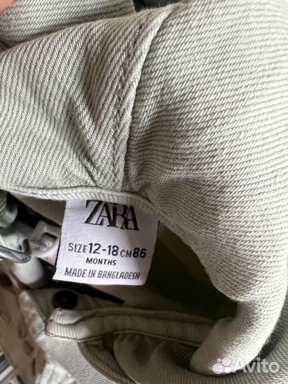 Джинсовая куртка zara 86 размер