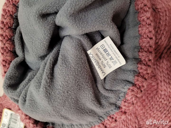 Комплект шапка и снуд