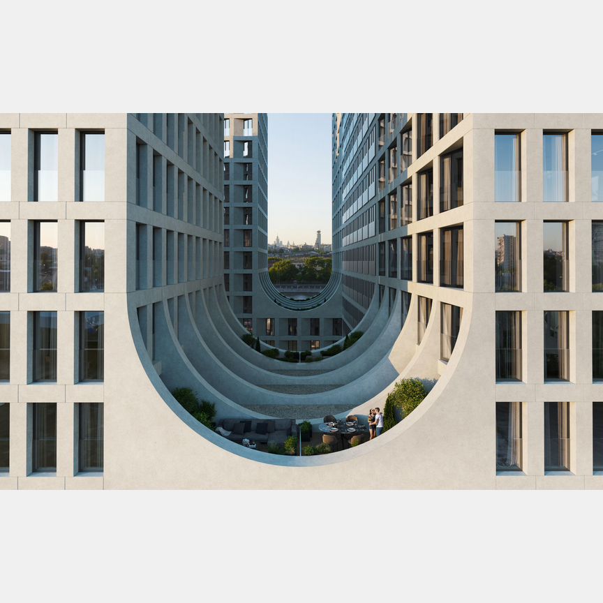 1-к. апартаменты, 51,9 м², 3/16 эт.