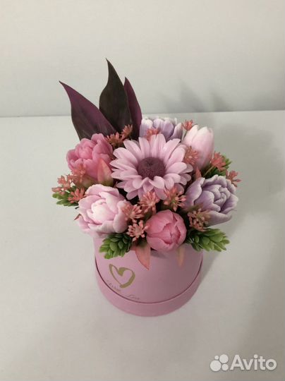 Композиции (букеты) из мыльных цветов