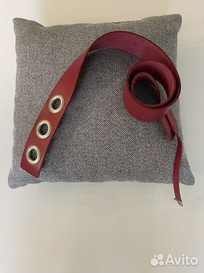 Ремень кожаный Италия Зара белый змея леопард