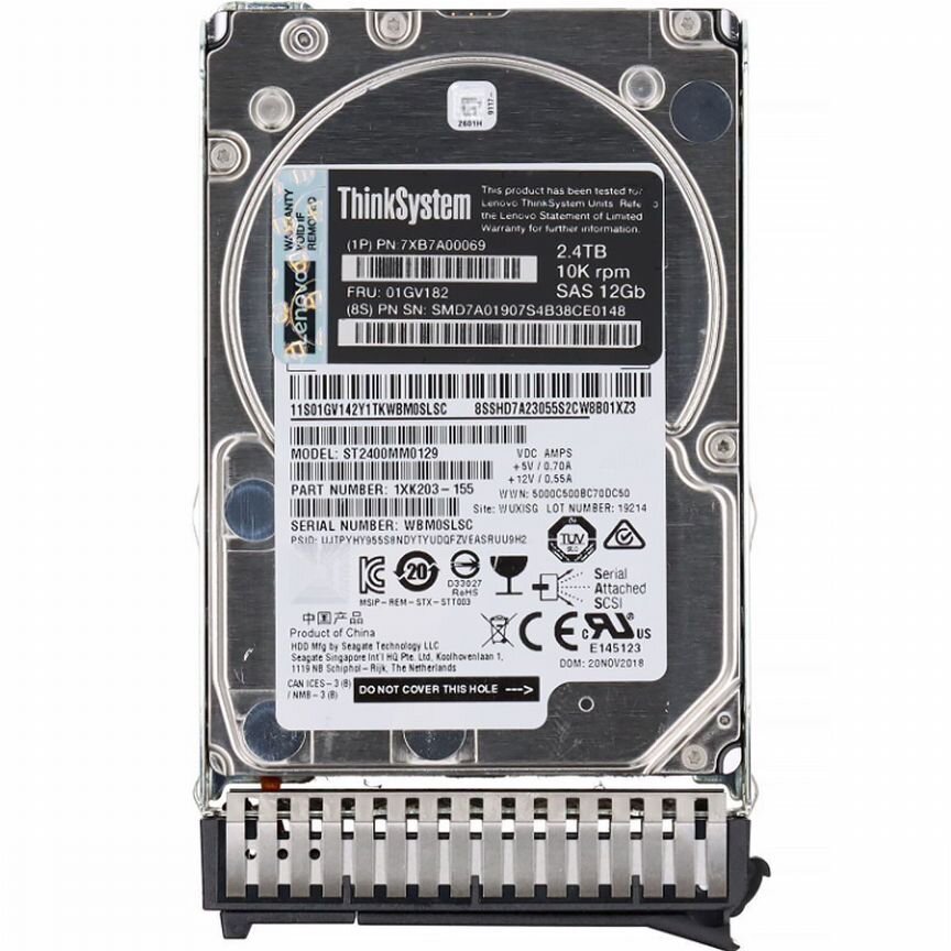 [SR530] Жесткий Диск Lenovo 7xb7a00069 2.4tb Sas 2,5" Hdd Sr530
