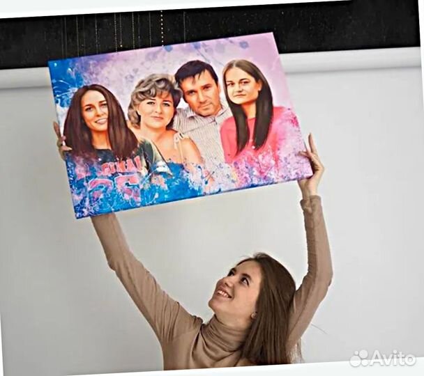 Портрет на холсте 120х80