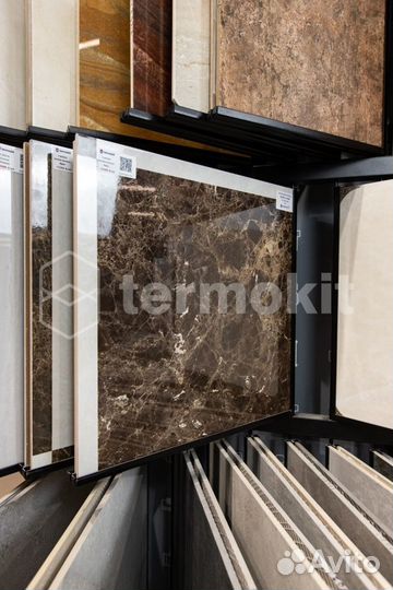 Керамическая плитка Eurotile Ceramica Kamila 821 Dark напольная 49,5x49,5