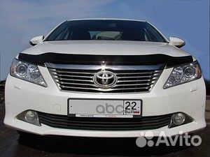 Дефлектор капота темный toyota camry 2011-2014