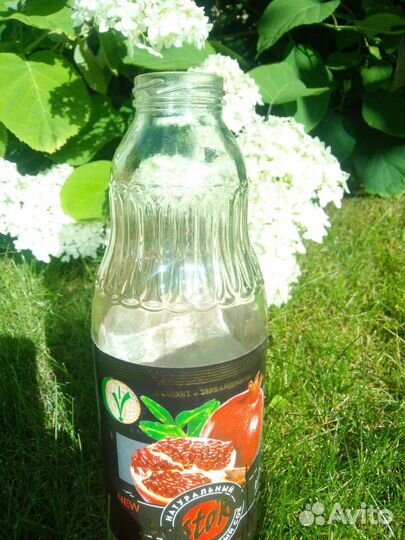 Стеклянная бутылка 1 л