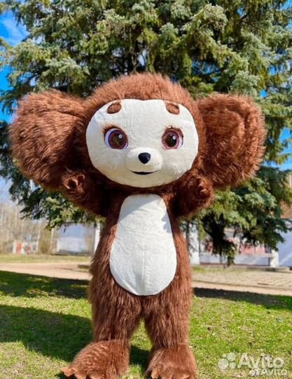 Ростовая кукла Белый Медведь и Чебурашка