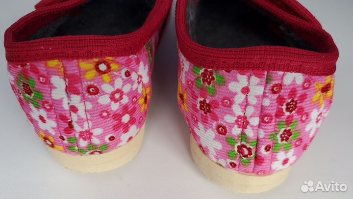Теплые тапочки для девочки