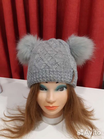 Шапка зимняя женская