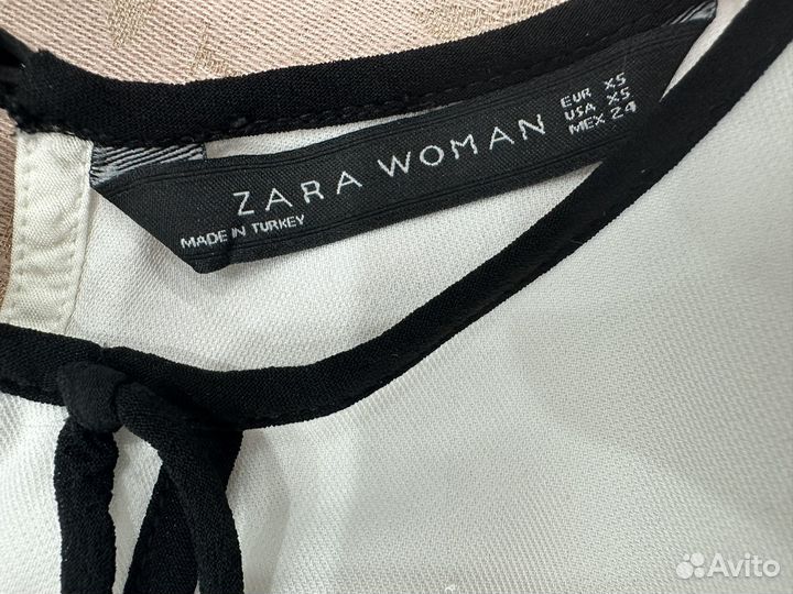 Zara оригинал блузка женская акрил 38-40xs