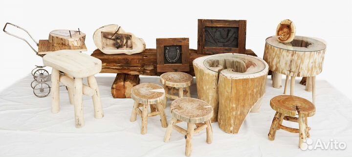 Интерьерные изделия из дерева ручной работы