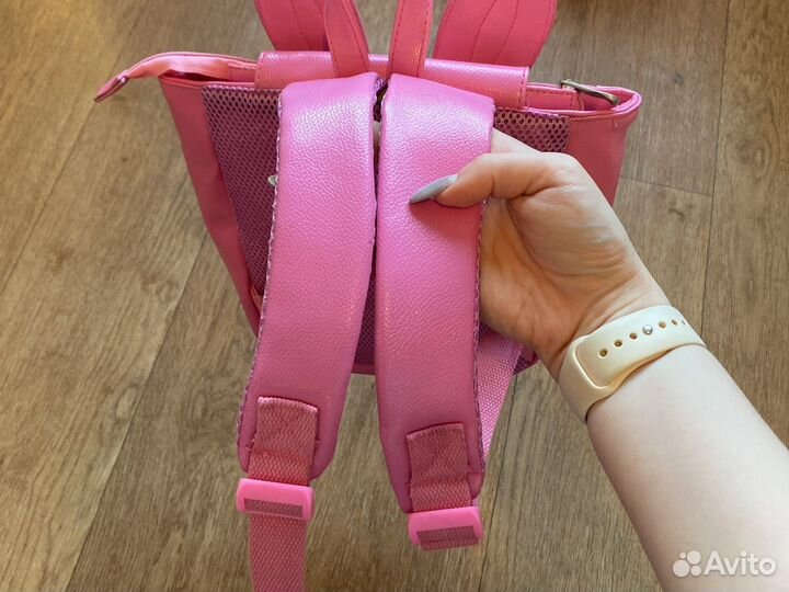 Рюкзак розовый детский кролик