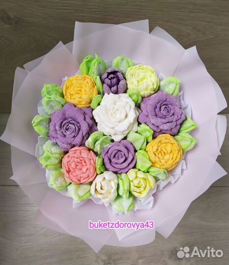 Зефирные букеты на заказ