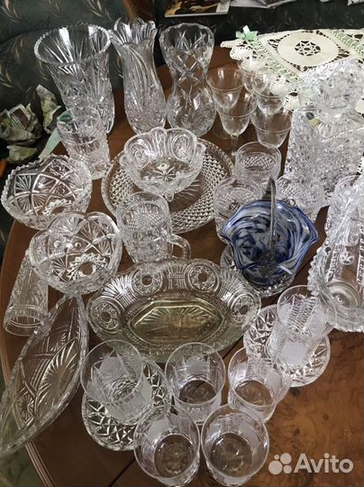 Хрустальная посуда СССР